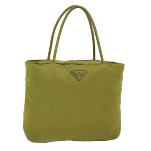 Pre-owned Nylon handbags Prada Vintage , Green , Dames