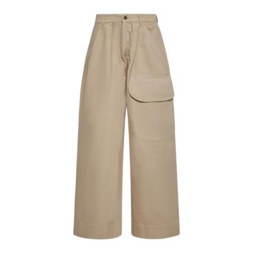 Witte Broek voor Stijlvolle Look JW Anderson , Beige , Heren