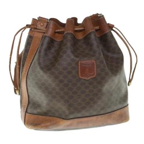 Pre-owned Leather celine-bags Celine Vintage , Brown , Dames