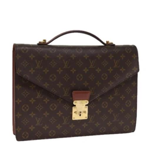 Pre-owned Canvas louis-vuitton-bags Louis Vuitton Vintage , Brown , Da...