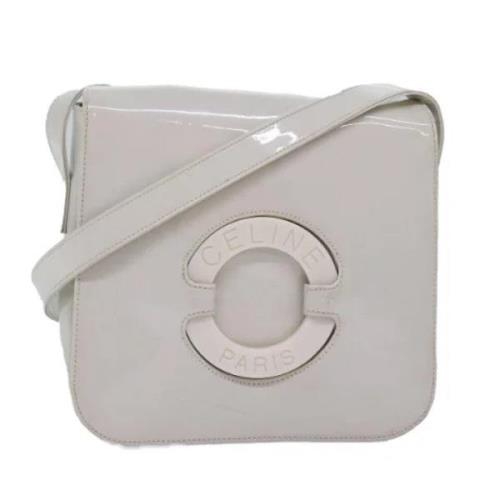 Pre-owned Canvas celine-bags Celine Vintage , White , Dames