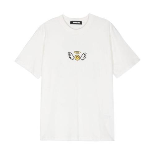 Off White Jersey T-Shirt Barrow , White , Heren