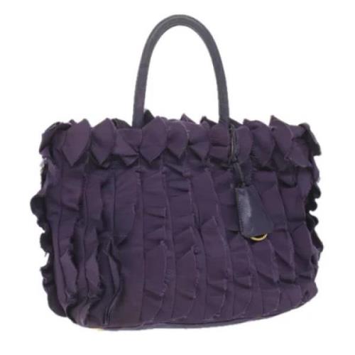 Pre-owned Nylon handbags Prada Vintage , Purple , Dames