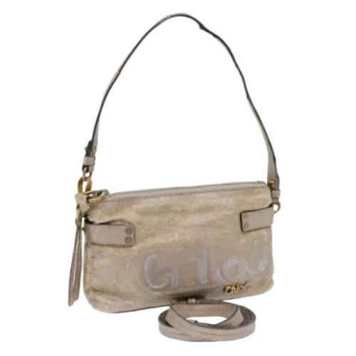 Pre-owned Leather handbags Chloé Pre-owned , Gray , Dames