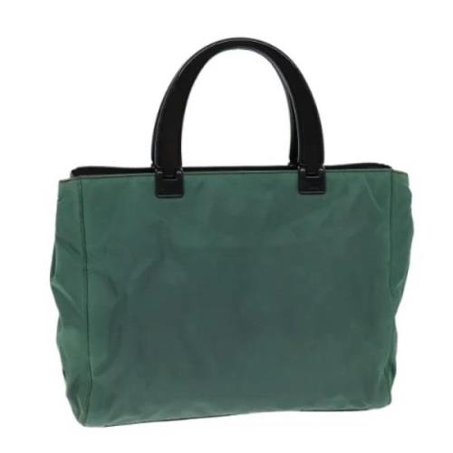 Pre-owned Nylon handbags Prada Vintage , Green , Dames