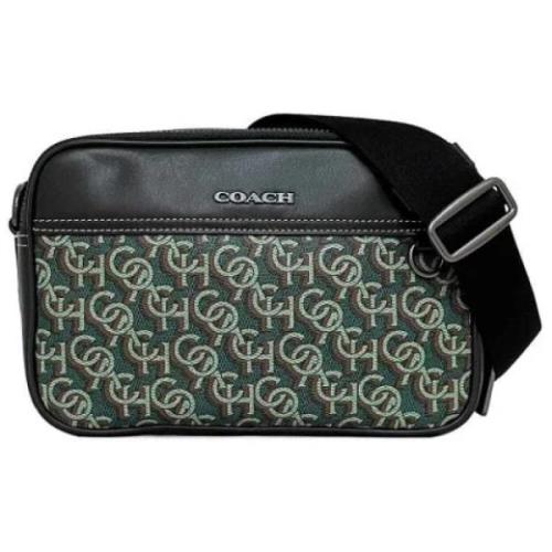 Pre-owned Leather shoulder-bags Coach Pre-owned , Black , Dames