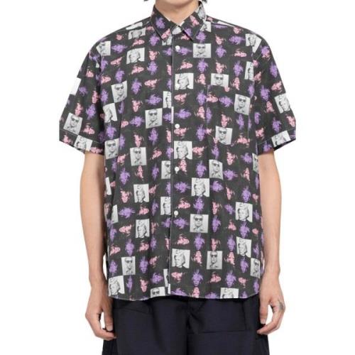 Grafische Print Herenoverhemd Comme des Garçons , Multicolor , Heren