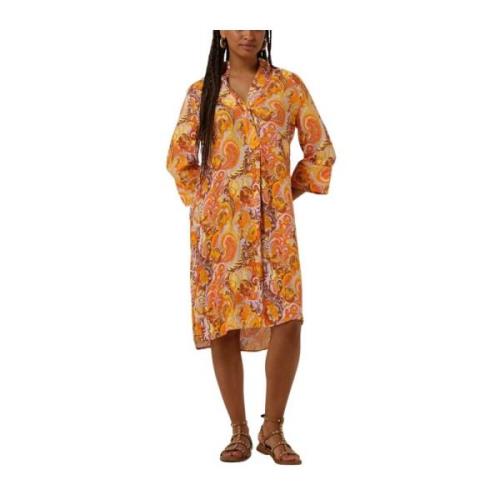 Kleurrijke Midi Jurk voor Zomer Dea Kudibal , Multicolor , Dames