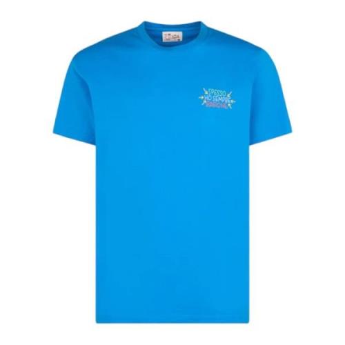 Korte Mouw T-shirt MC2 Saint Barth , Blue , Heren