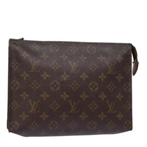 Pre-owned Canvas pouches Louis Vuitton Vintage , Brown , Dames