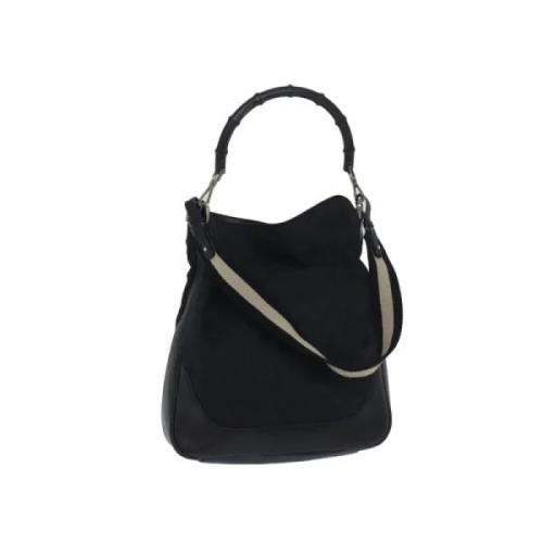 Pre-owned Canvas gucci-bags Gucci Vintage , Black , Dames