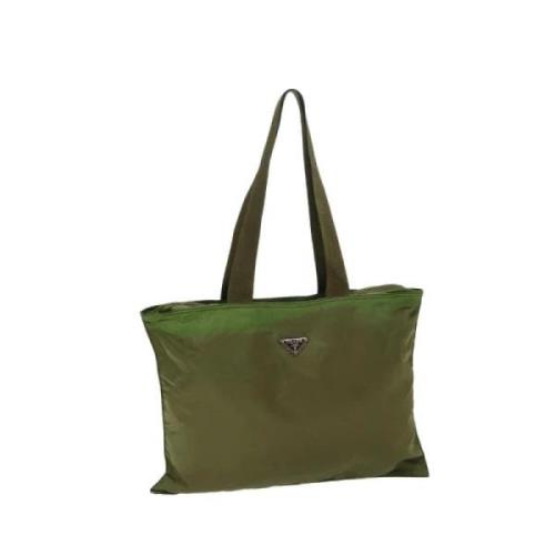 Pre-owned Nylon prada-bags Prada Vintage , Green , Dames