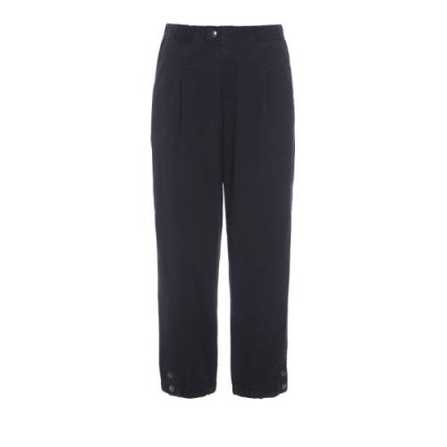 Casual Elastische Taille Enkelbroek Zwart Bitte Kai Rand , Black , Dam...