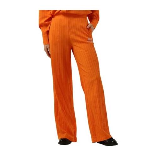 Oranje Wijde Broek Alix The Label , Orange , Dames