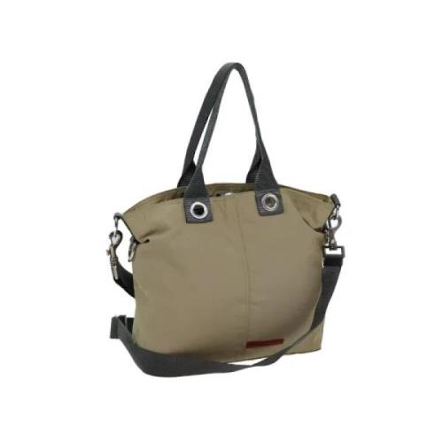 Pre-owned Cotton prada-bags Prada Vintage , Beige , Dames