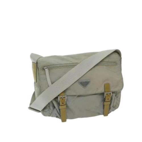 Pre-owned Nylon prada-bags Prada Vintage , Gray , Dames