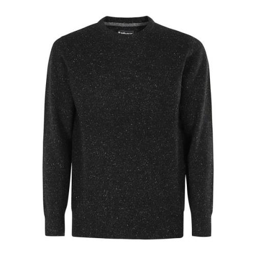 Klassieke Crewneck Sweater Barbour , Black , Heren