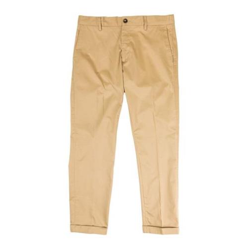 Katoenen chino slim broek voor mannen Liu Jo , Brown , Heren