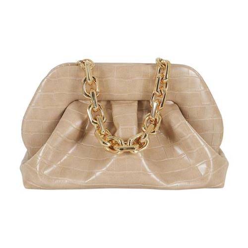 Krokodil Stijl Leren Tas THEMOIRè , Beige , Dames