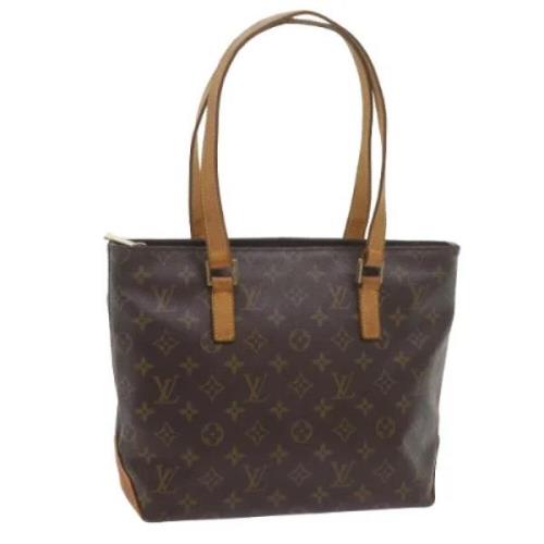 Pre-owned Canvas totes Louis Vuitton Vintage , Brown , Dames