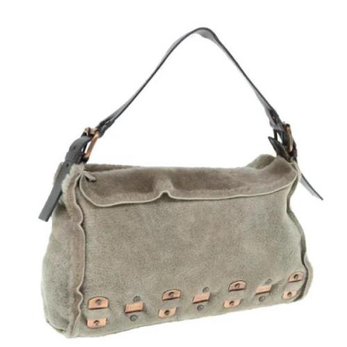 Pre-owned Canvas handbags Celine Vintage , Beige , Dames