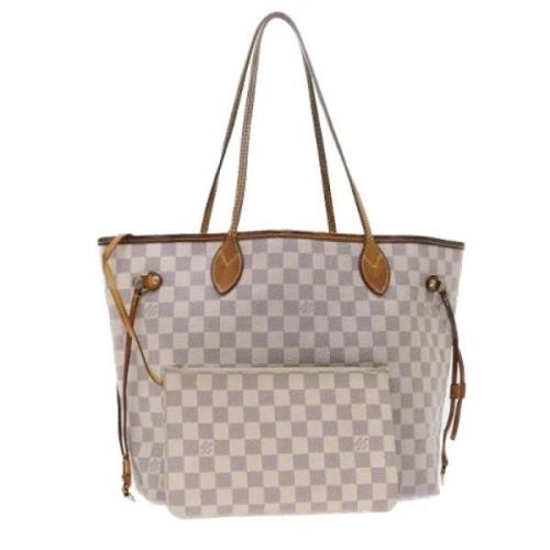 Pre-owned Canvas shoulder-bags Louis Vuitton Vintage , Beige , Dames