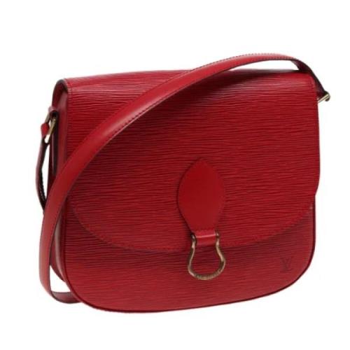 Pre-owned Leather louis-vuitton-bags Louis Vuitton Vintage , Red , Dam...