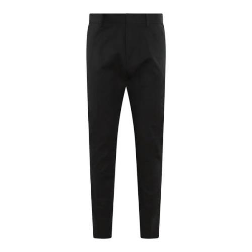 Heren Casual Broek Dsquared2 , Black , Heren