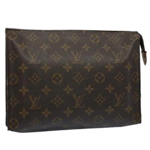 Pre-owned Canvas pouches Louis Vuitton Vintage , Brown , Dames