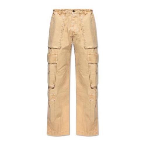 Broek met logo Dsquared2 , Beige , Heren