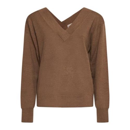 Bruine Sweater Collectie P.a.r.o.s.h. , Brown , Dames