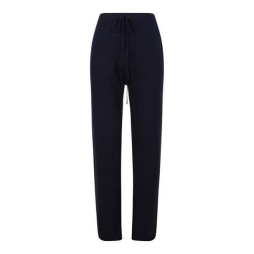 Blauwe Decortiquè Wol-Kasjmier Broek Maison Margiela , Blue , Heren