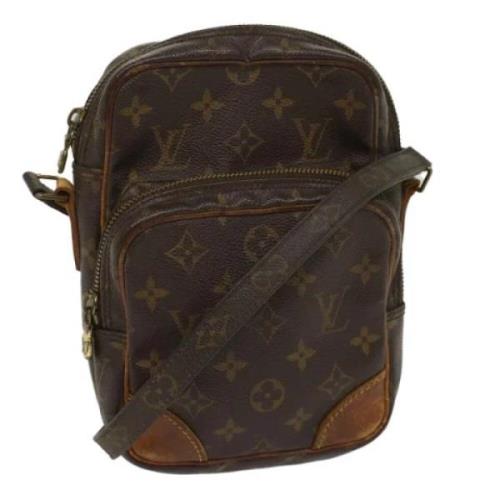 Pre-owned Canvas louis-vuitton-bags Louis Vuitton Vintage , Brown , Da...