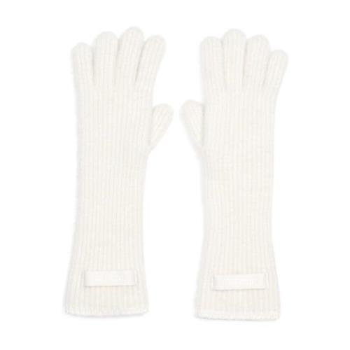 Witte Stijlvolle Winterhandschoenen Jacquemus , White , Dames