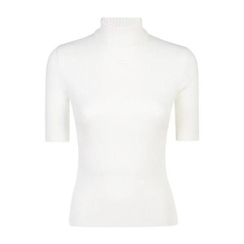 Witte Sweatshirt Aw24 Damesmode Courrèges , White , Dames