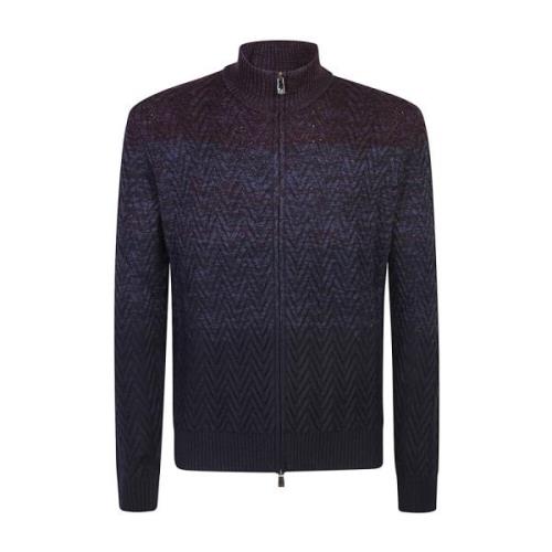 Stijlvolle Sweatshirt Blu/mattone Aw24 Corneliani , Blue , Heren