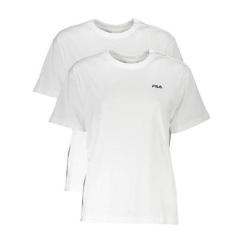 Wit Katoenen Tee Set Fila , White , Dames