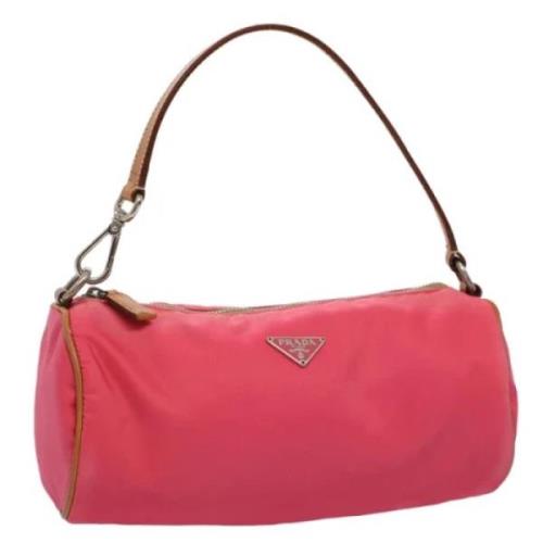 Pre-owned Nylon pouches Prada Vintage , Pink , Dames