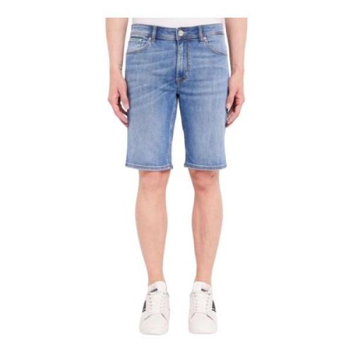 Denim Shorts Gaudi , Blue , Heren