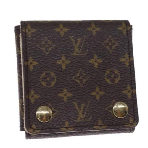 Pre-owned Canvas pouches Louis Vuitton Vintage , Brown , Dames