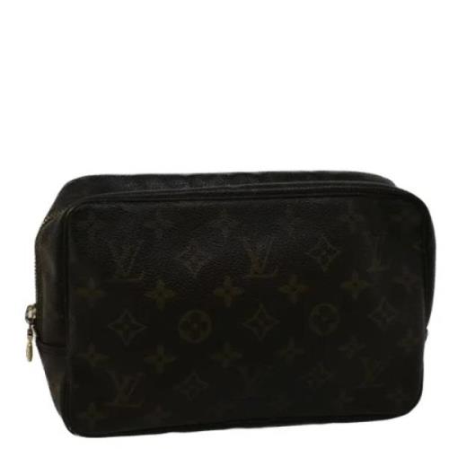 Pre-owned Canvas clutches Louis Vuitton Vintage , Brown , Dames