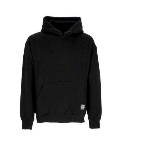 Zwart Logo Label Hoodie Propaganda , Black , Heren