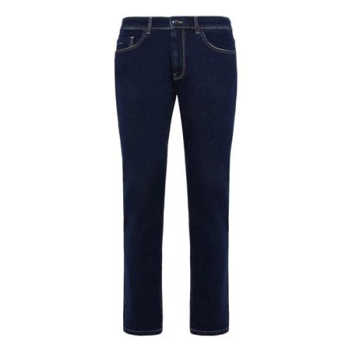 Stretch Denim Jeans Boggi Milano , Blue , Heren