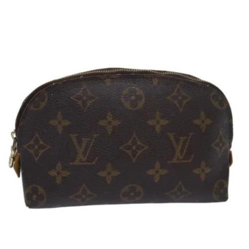 Pre-owned Canvas pouches Louis Vuitton Vintage , Brown , Dames