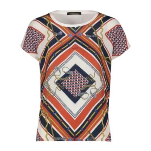 Korte Mouw T-shirt Gaudi , Multicolor , Dames