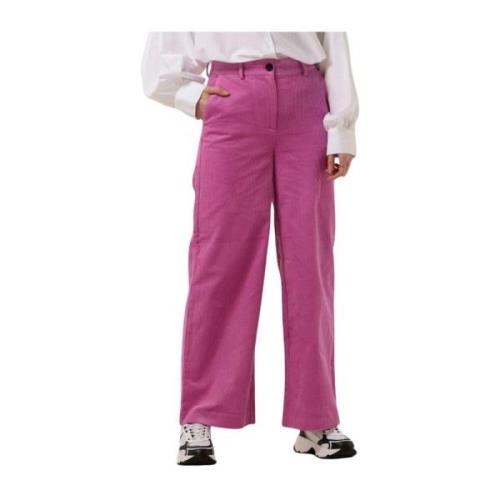 Flash Corduroy Broek Co'Couture , Pink , Dames