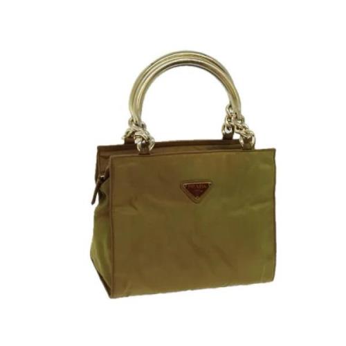 Pre-owned Nylon handbags Prada Vintage , Green , Dames