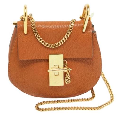 Pre-owned Leather shoulder-bags Chloé Pre-owned , Brown , Dames