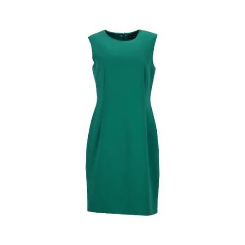 Pre-owned Wool dresses Dolce & Gabbana Pre-owned , Green , Dames