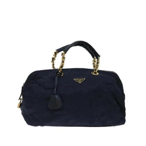 Pre-owned Nylon prada-bags Prada Vintage , Blue , Dames